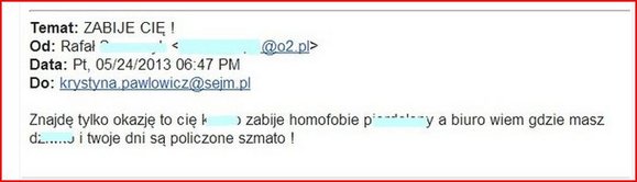 e-mail z pogr&oacute;żkami