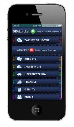 Strona główna mobilnej porównywarki/ebroker.pl