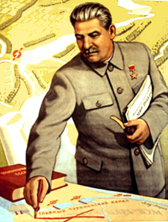 Quelle-museum plakatu. Fragment plakatu z 1951r. Autor-Govorkov V. I.